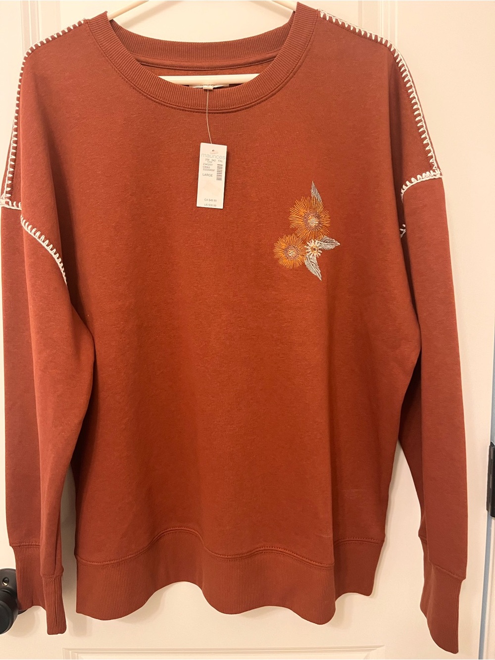 Ladies Maurice’s Brand New Sweatshirt - Size Large